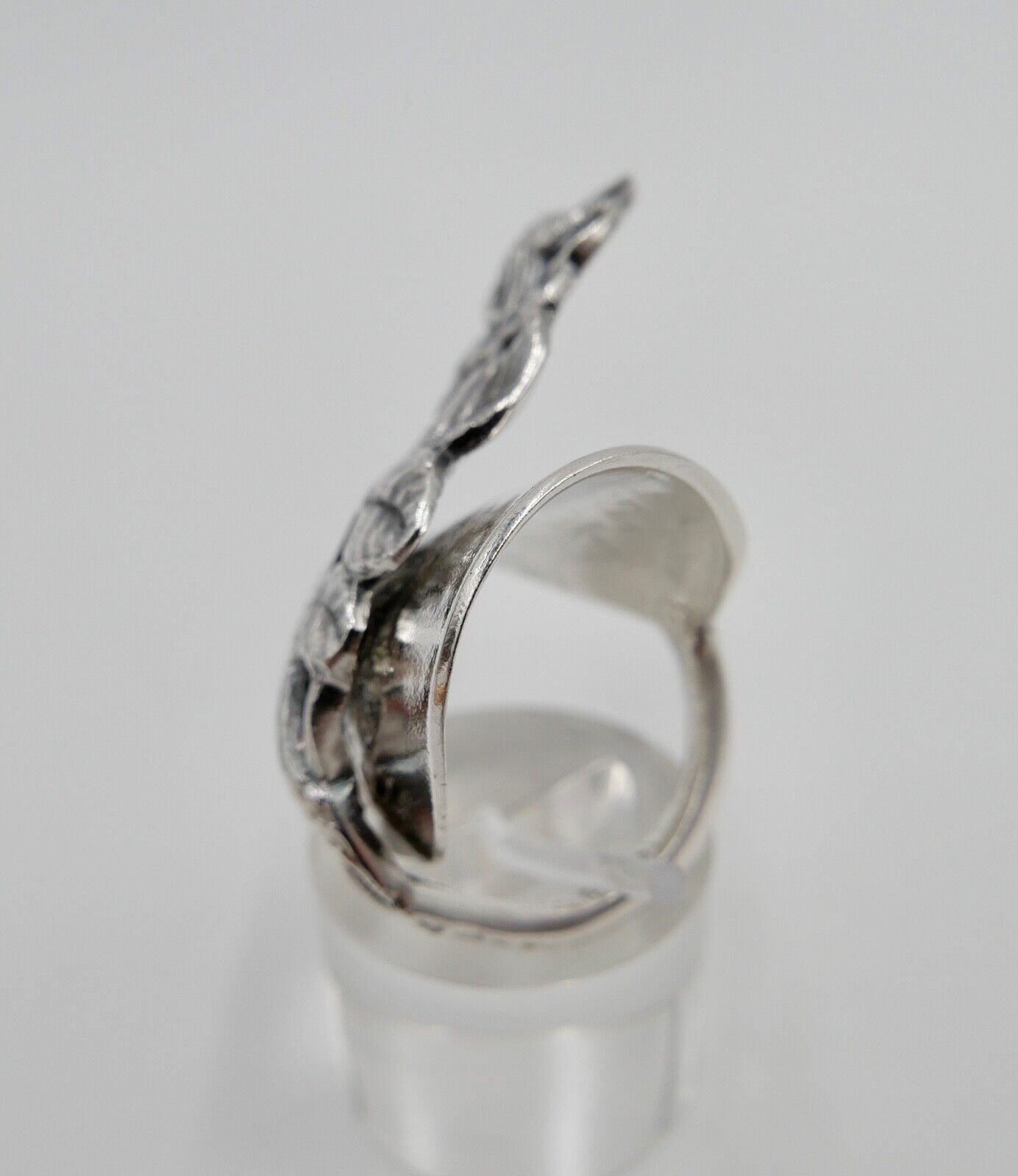 SELTENER Christoph Widmann Damenring versilbert CW 100 Gr. 61 Hildesheimer Rose - Antikhandel-Stuttgart