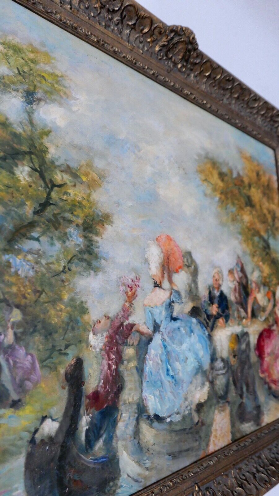 Ölgemälde " Erhard Amadeus Dier " (1893-1969) Wien ALT WIEN 95x75cm 1930-40er - Antikhandel-Stuttgart