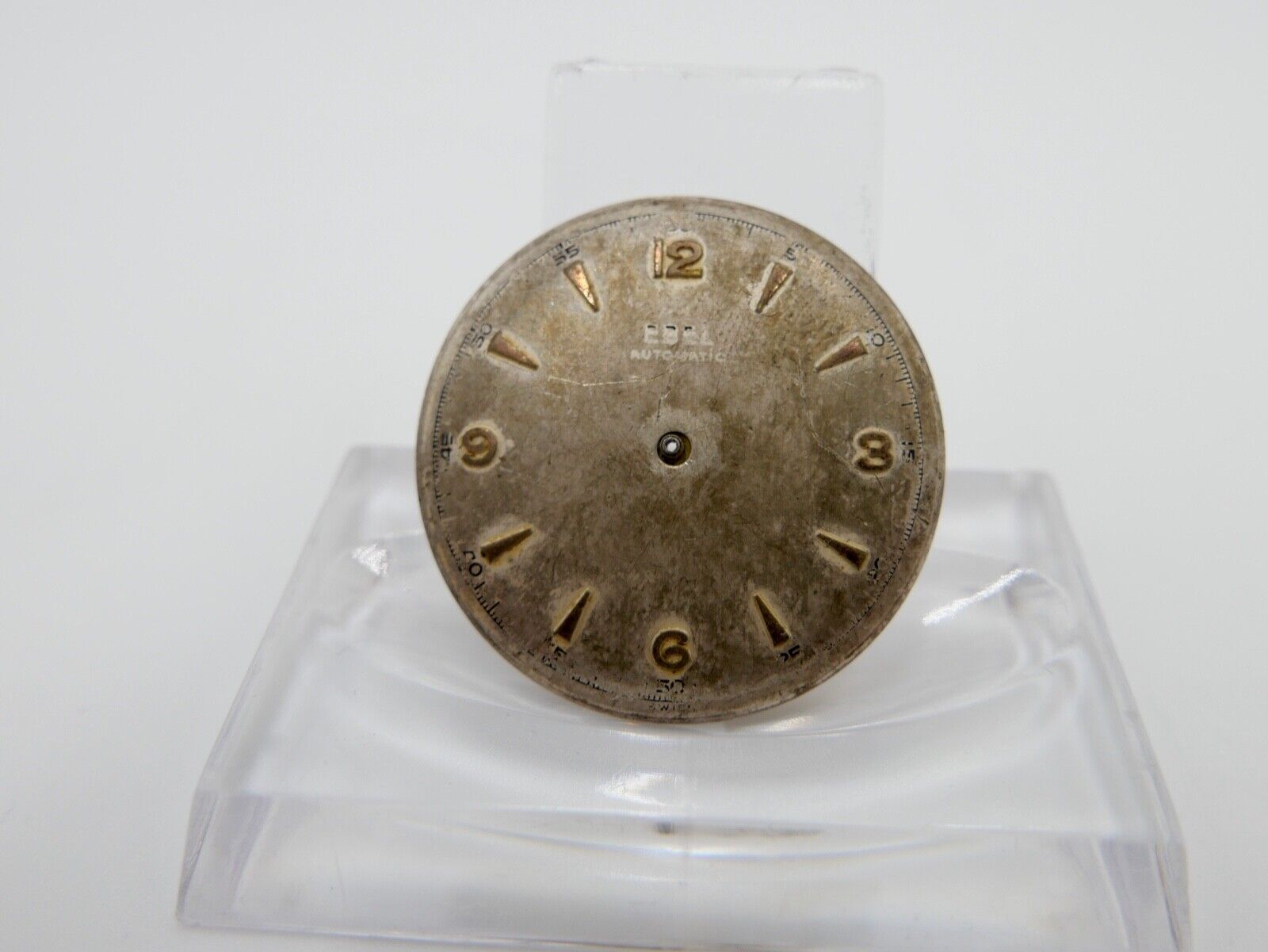 ERSATZTEIL EBEL Uhrwerk Platine Ziffernblatt Automatic defekt 1950-1960er Jahre - Antikhandel-Stuttgart