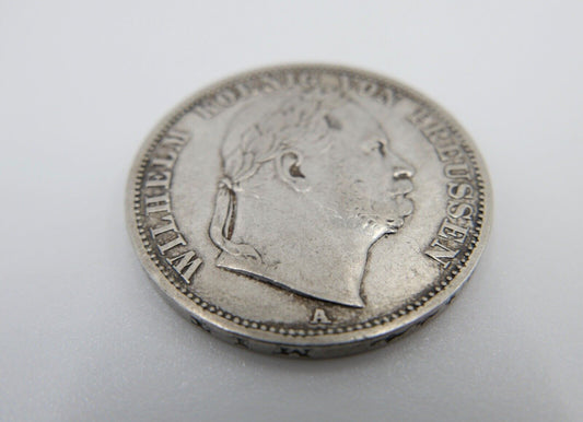 Silber Vereinstaler Preußen Siegestaler König Wilhelm I. 1866 A AKS 117 Thun 271 - Antikhandel-Stuttgart