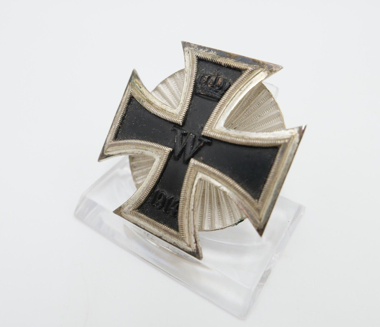 Eisernes Kreuz EK1 1914 Deutsches Reich 1. WK an Schraubscheibe 1. Klasse - Antikhandel-Stuttgart