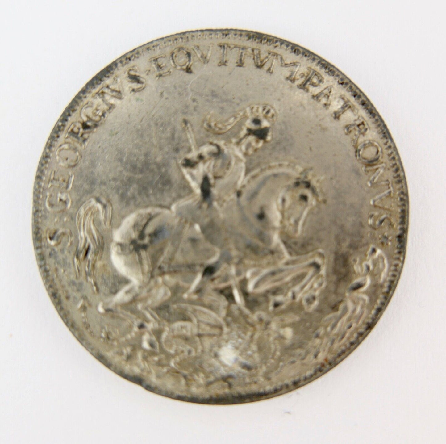 St.Georgs Taler Georgstaler der heilige Georg FEHLDRUCK beidseitig gleich !!! - Antikhandel-Stuttgart