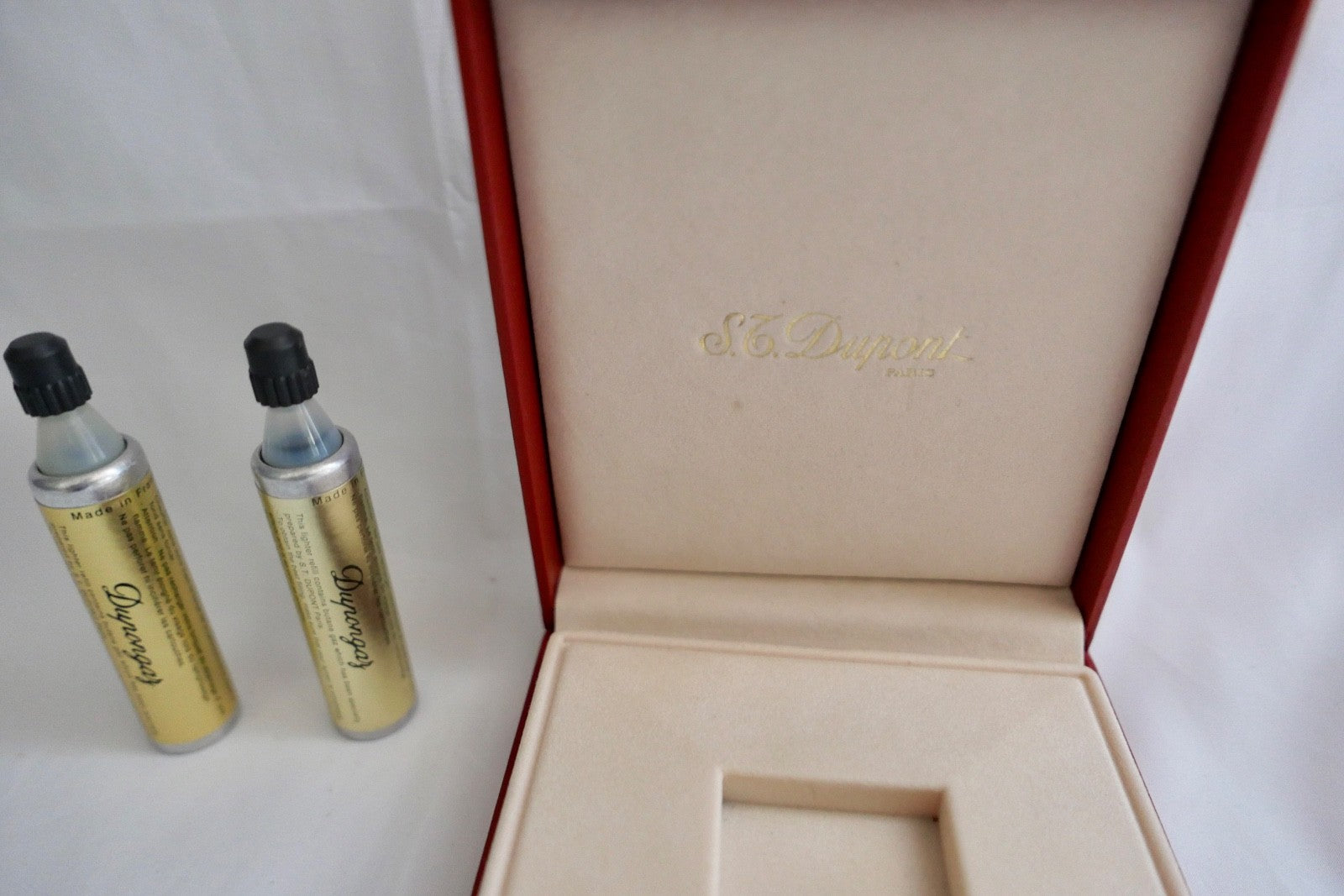 S.T. DUPONT Feuerzeug Verpackung für Linie 1 mit Zubehör Nr. 2294