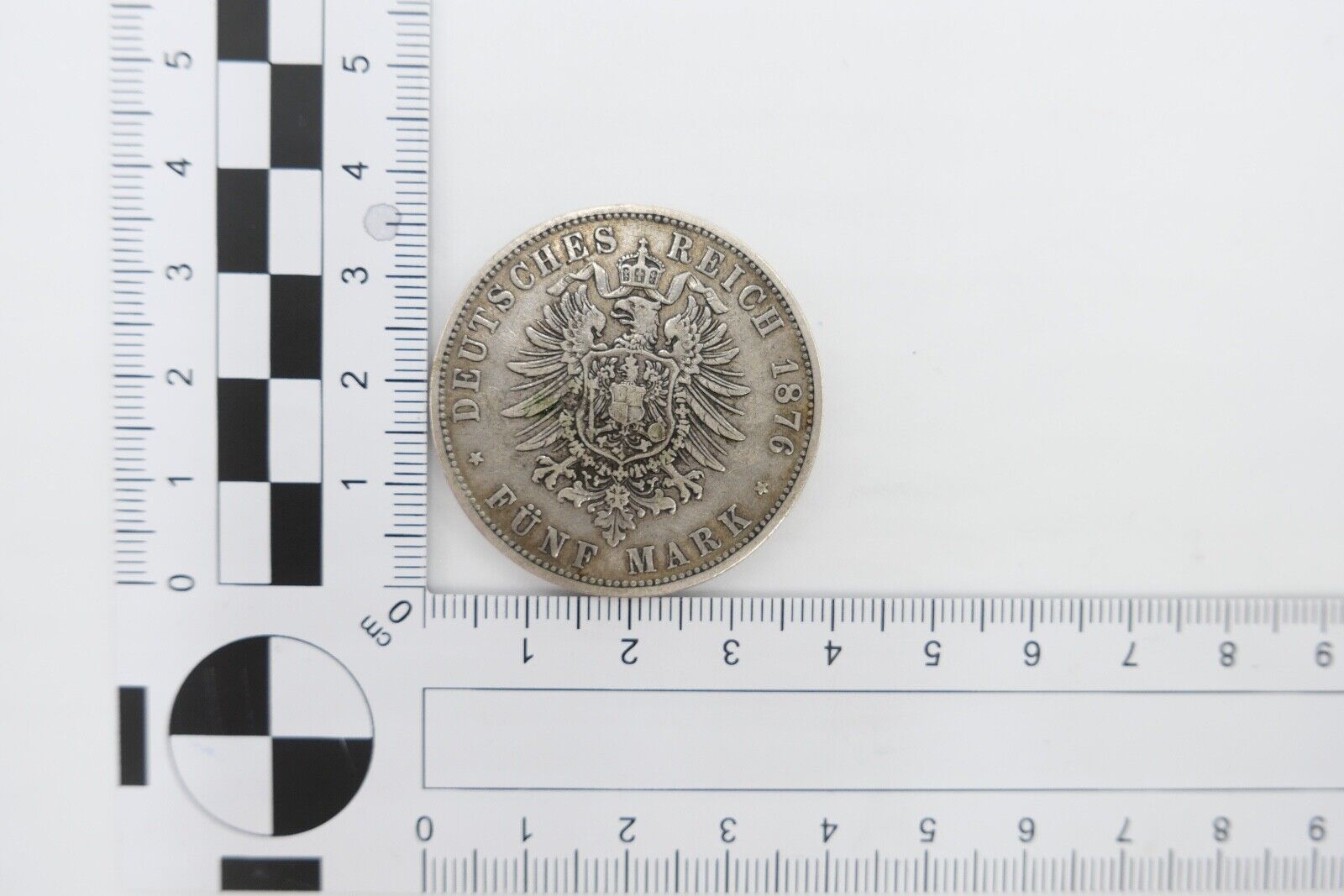 5 Mark 1876 C Jäger J.97 PREUSSEN WILHELM I. Silber 900 Dt. Kaiserreich - Antikhandel-Stuttgart