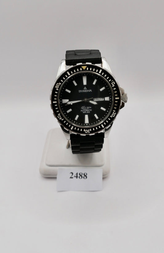 2000er Dugena Sea Tec WR 200 Automatik 8205 60941 Cal. 2788 Taucheruhr deutsch