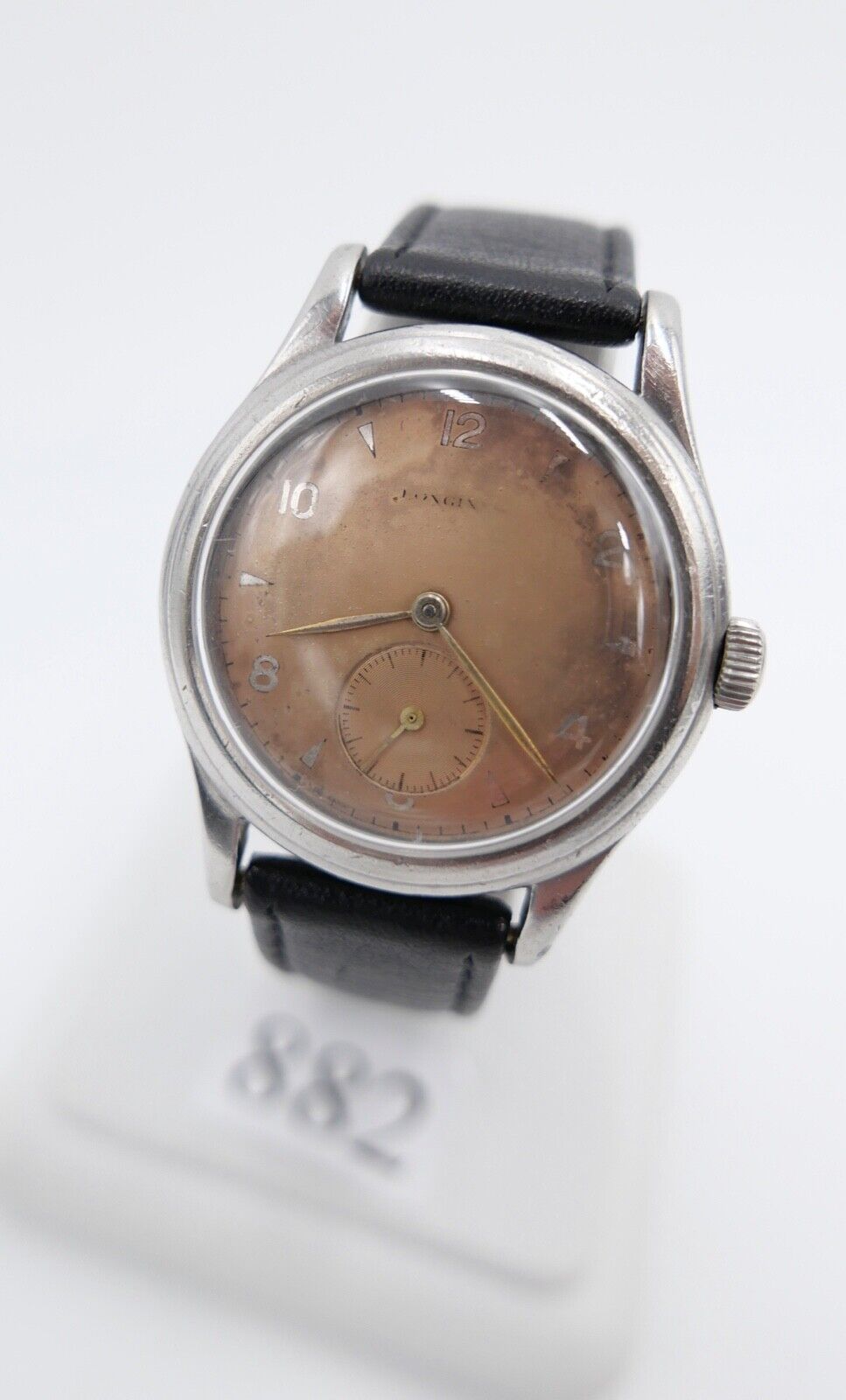 Alte LONGINES aus 1946 Herrenuhr Ø 33 mm Edelstahl - Antikhandel-Stuttgart