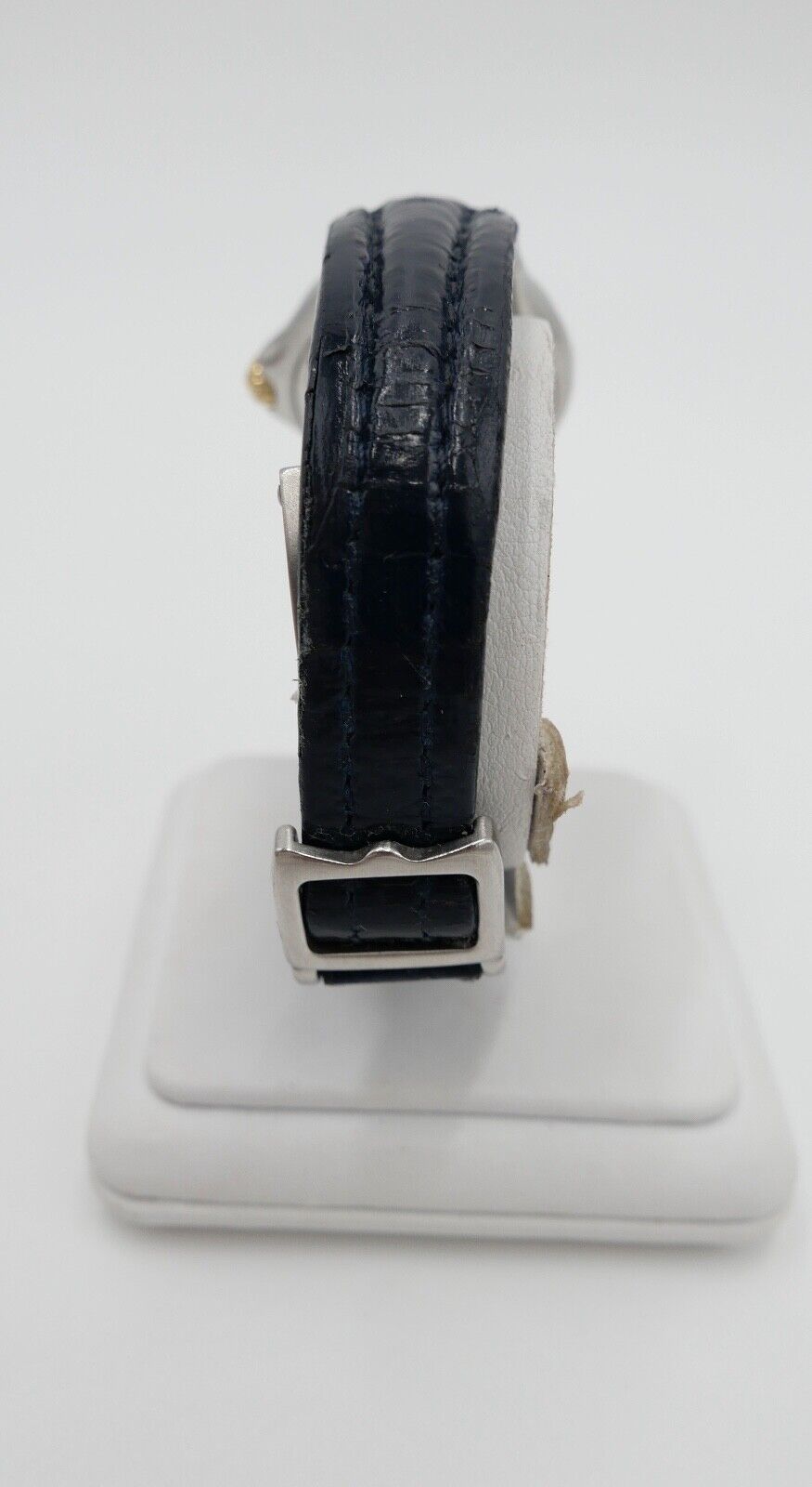 2000er EBEL SPORTWAVE QUARZ E6087621 blaues Lederband Damenuhr Ø 27mm - Antikhandel-Stuttgart