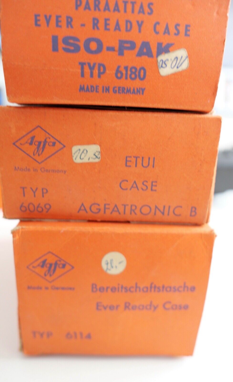 KODAK Agfamatic 50 Geschenkset Instamatic Typ 6114 6069 6180 6183 Hüllen 1970er - Antikhandel-Stuttgart