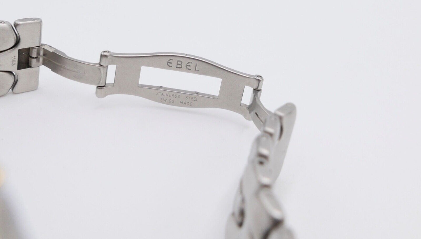 2000er EBEL SPORTWAVE QUARZ 137-2 Ref. 6187631 Herren Damen Stahl Gold Ø 36 mm - Antikhandel-Stuttgart