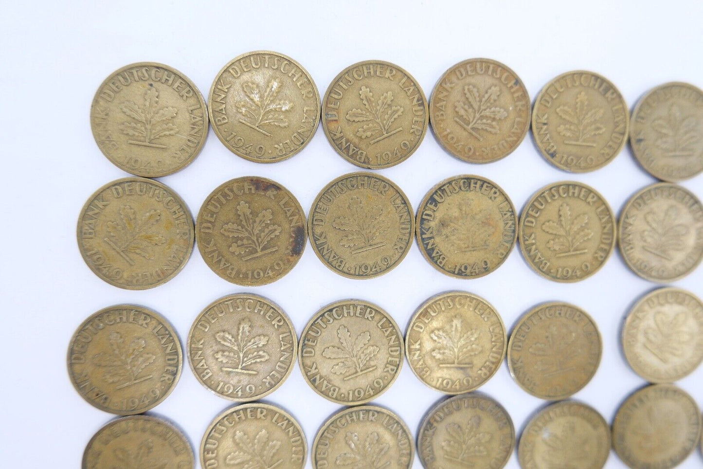 51x 5 Pfennig 1949 D F G J Jäger J. 377 s-vz - Antikhandel-Stuttgart