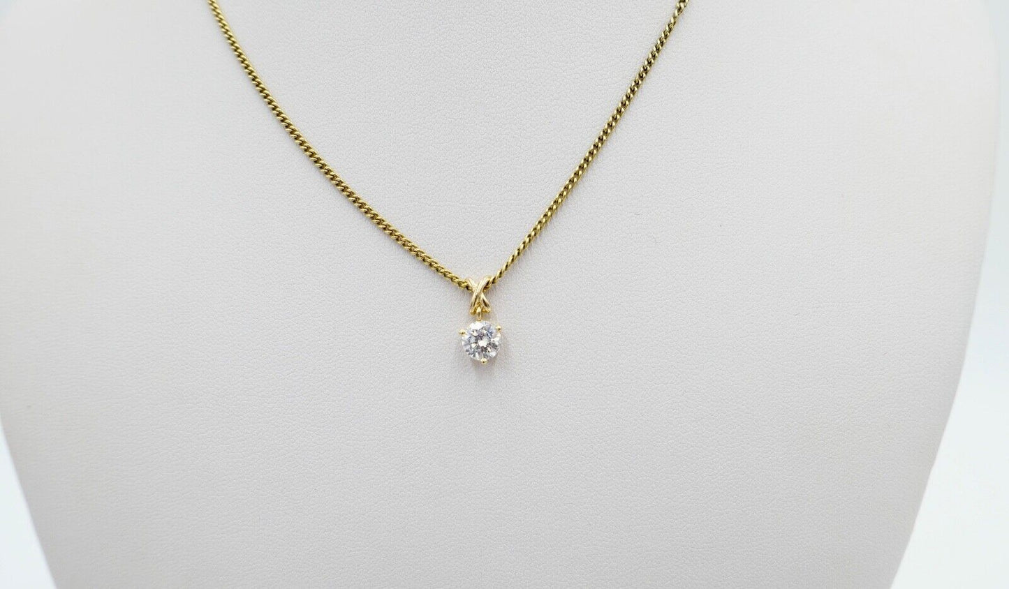 DQCZ Anhänger mit Zirkonia 585 / 14K Gold Gelbgold - Antikhandel-Stuttgart