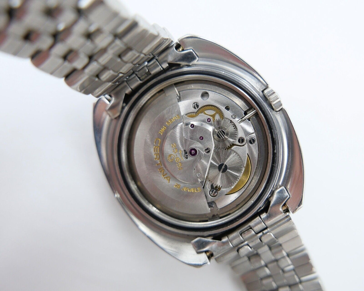 60er Jahre CERTINA blue ribbon Ref. 5801 197 Cal. 25-651 28 Jewels selten rar - Antikhandel-Stuttgart