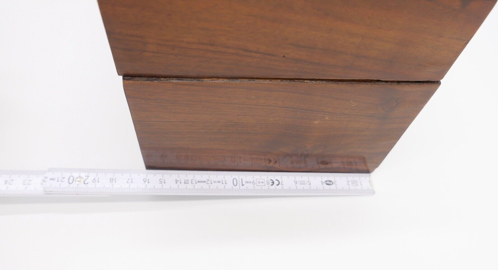 Mitte 19. Jh antike Schatulle Mahagoni 25x16x14 cm Holzkästchen Schmuckschatulle - Antikhandel-Stuttgart