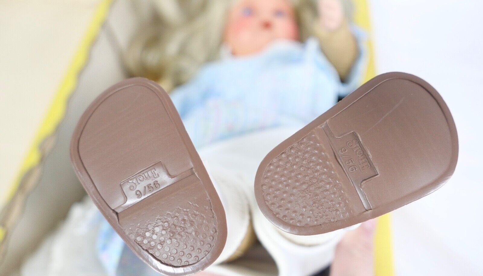 2x alte SCHILDKRÖT Puppen Puppe mit Original Karton & Kleidung 130 / 55 1/2 53 - Antikhandel-Stuttgart