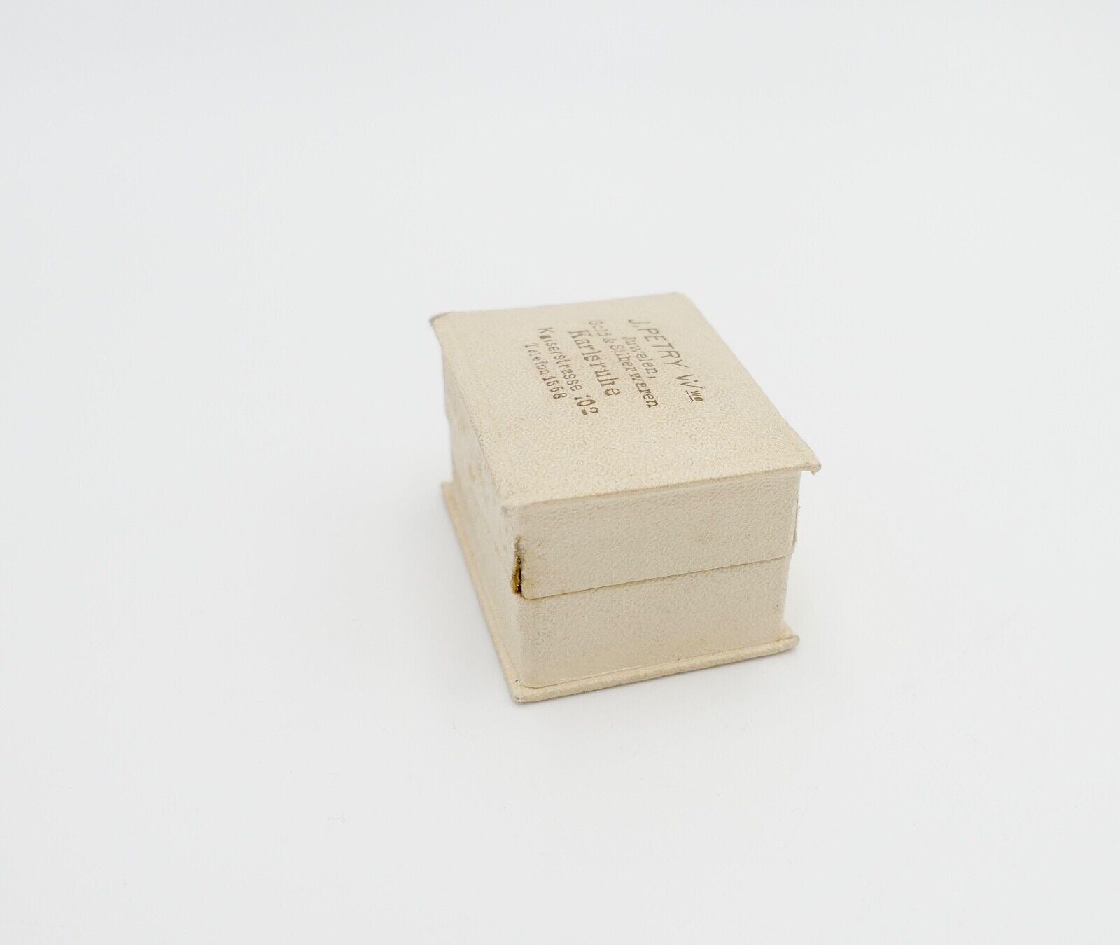 antikes Ringetui Doppeletui 5x3,5x3 cm Etui Box Aufbewahrung Schatulle - Antikhandel-Stuttgart