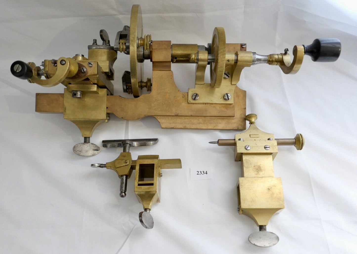 Alte Uhrmacherdrehbank massiv und schwer voll funktionsfähig - Antikhandel-Stuttgart