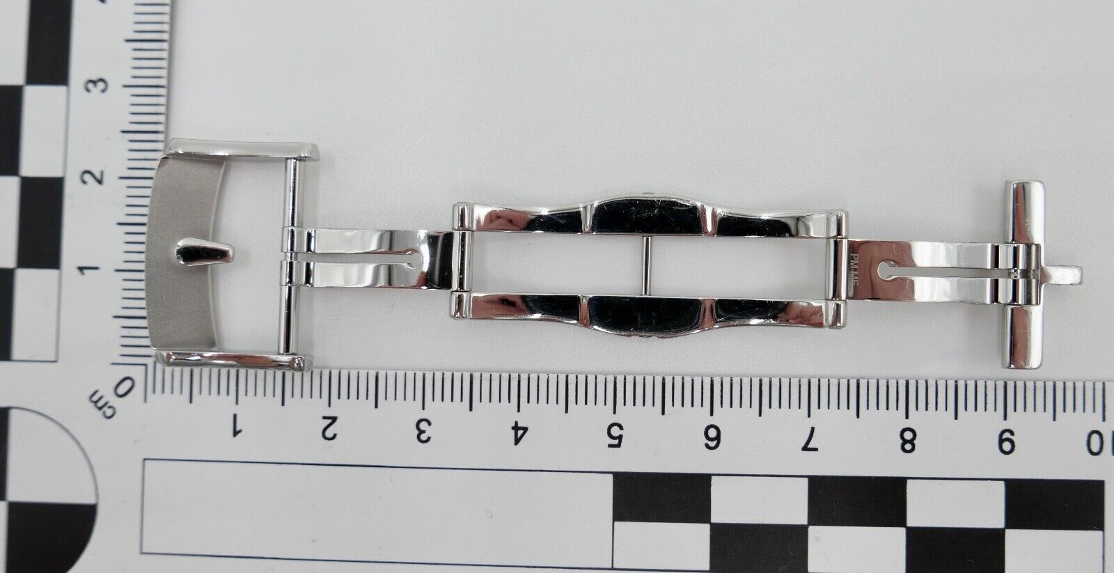 Baume & Mercier Stahl Armband Faltschließe Edelstahl 20mm Schließe - Antikhandel-Stuttgart