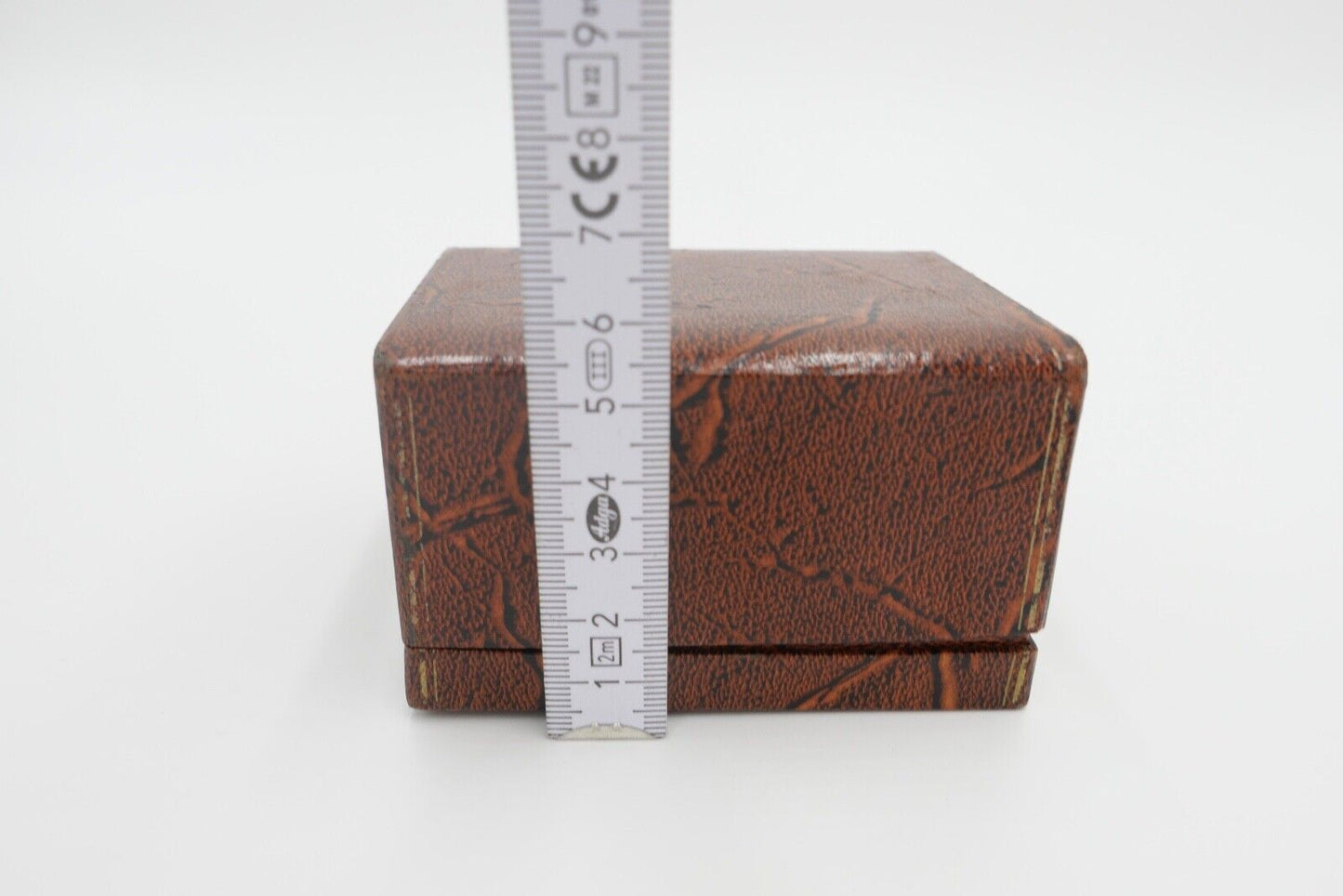 antikes Uhrenetui mit Spange Etui für Uhren 9x7x5,4 cm Box Aufbewahrung - Antikhandel-Stuttgart