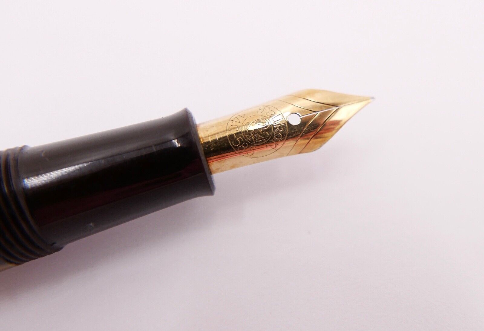 PELIKAN 400 Füller 585 / 14Ct Goldfeder E Kolbenfüller Schildpatt OM - Antikhandel-Stuttgart