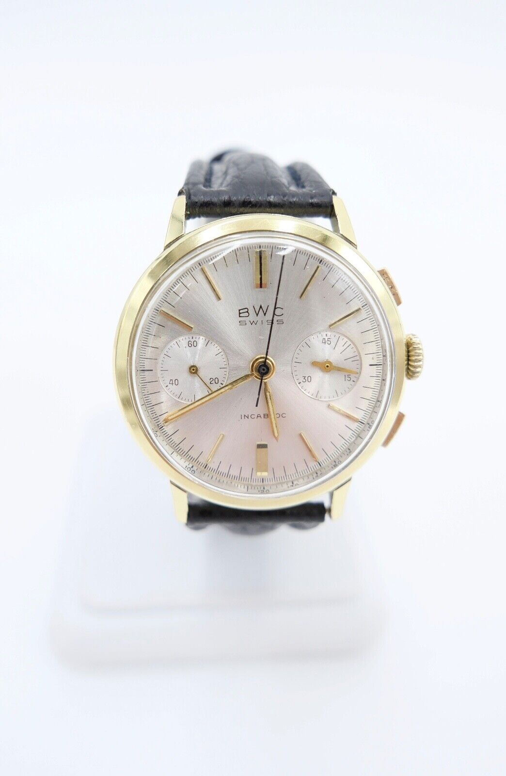 BWC SWISS Chronograph Cal. Landeron 248 Herren Armbanduhr Handaufzug Ø 35mm - Antikhandel-Stuttgart