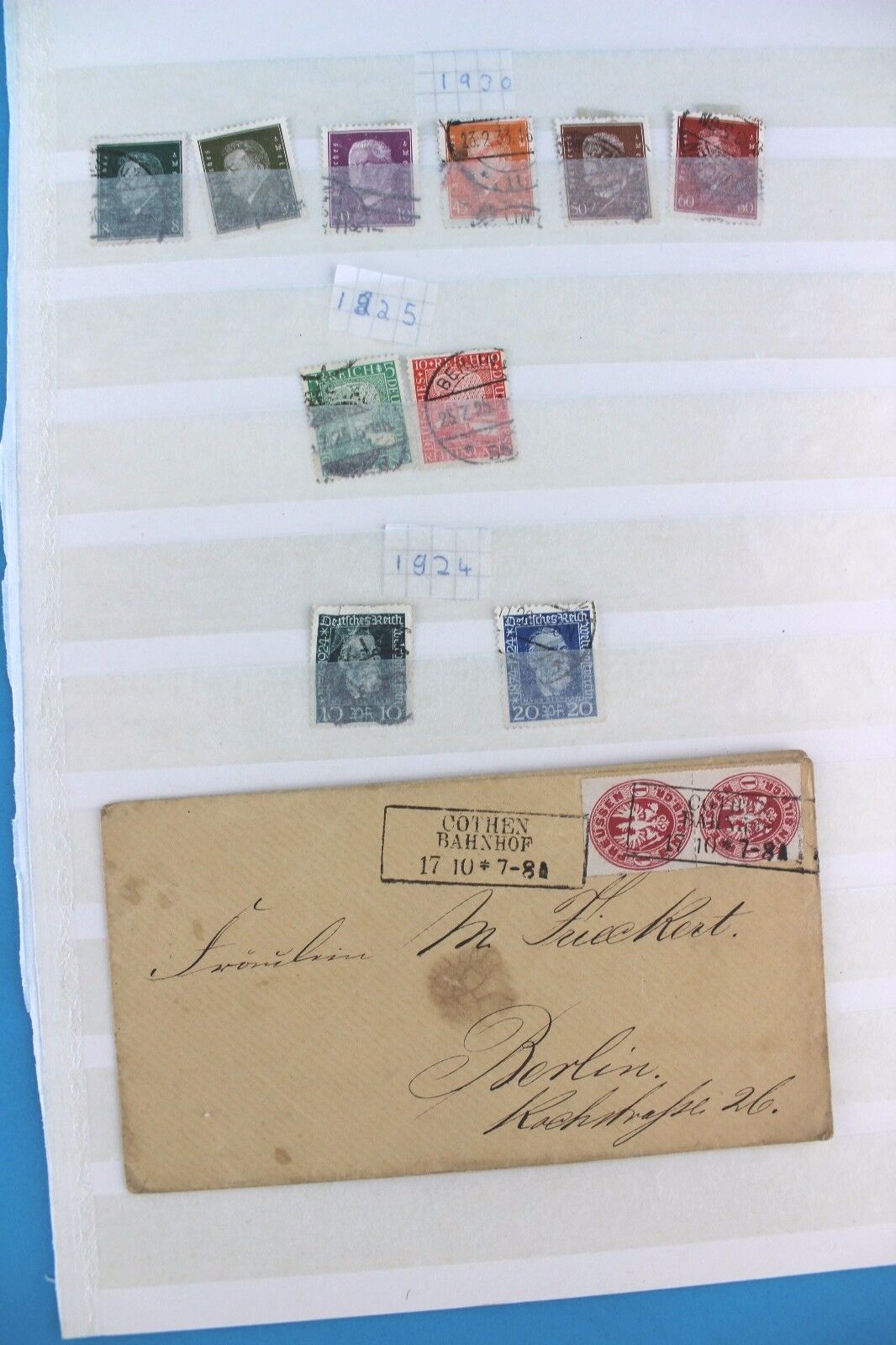 Deutsches Reich stamp Briefmarke WW2 WK2 Hindenburg 1924-1932 Michel Mi lot - Antikhandel-Stuttgart