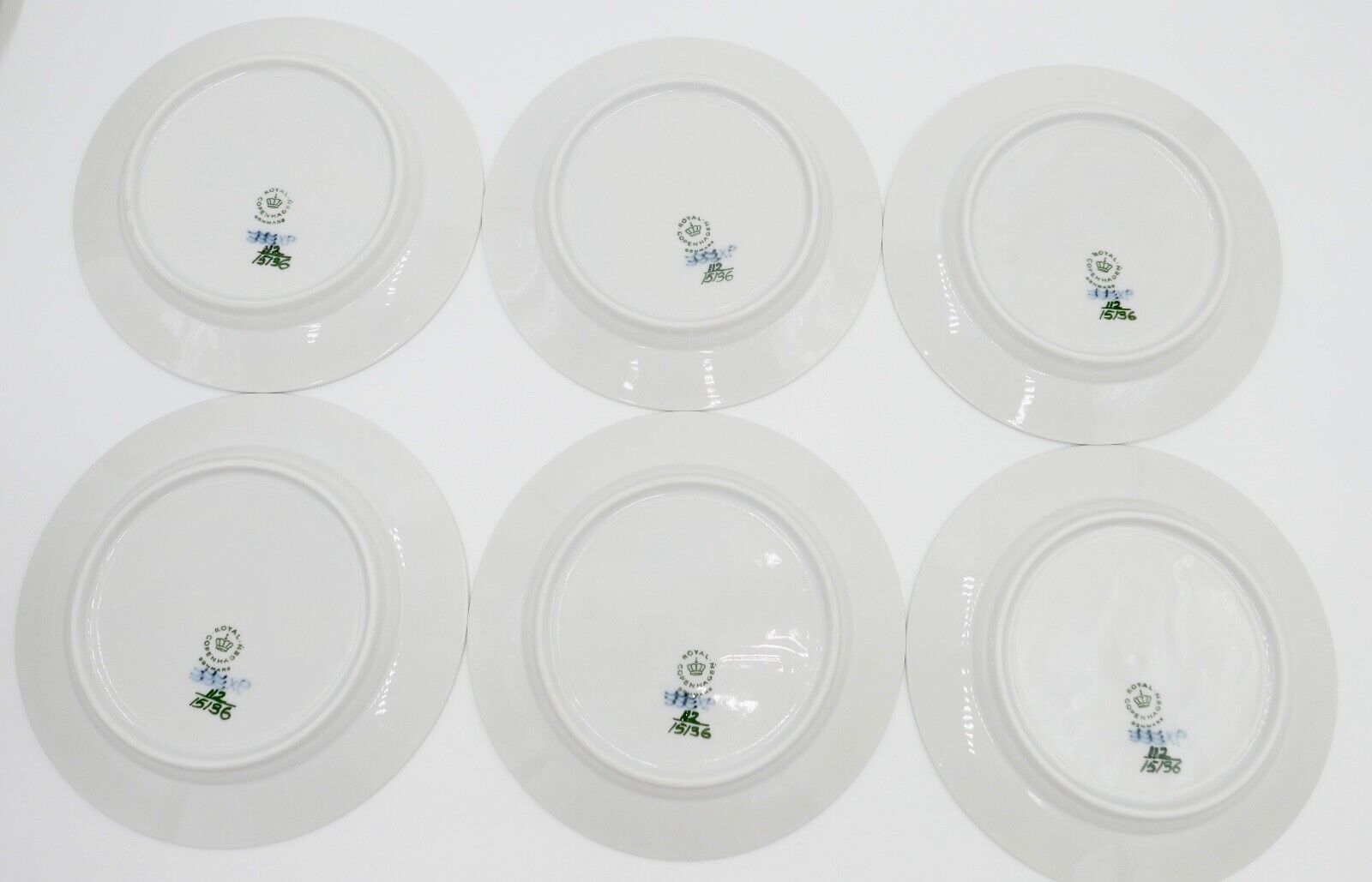 42 Teilig ROYAL COPENHAGEN "NOBLESSE" Teller Tassen Tee Kaffee Service Porzellan - Antikhandel-Stuttgart