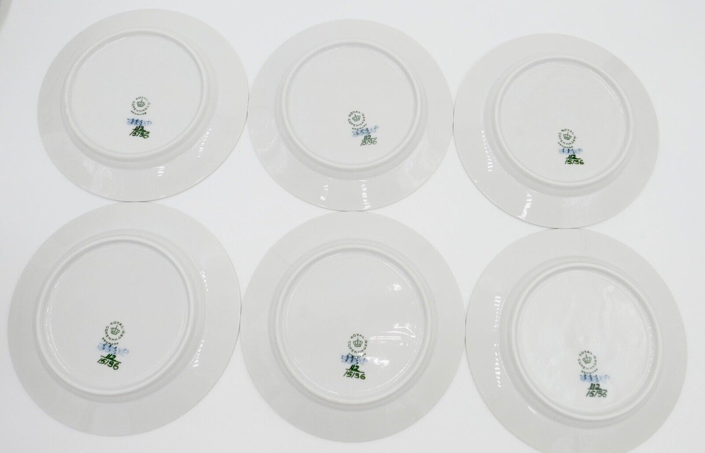 42 Teilig ROYAL COPENHAGEN "NOBLESSE" Teller Tassen Tee Kaffee Service Porzellan - Antikhandel-Stuttgart