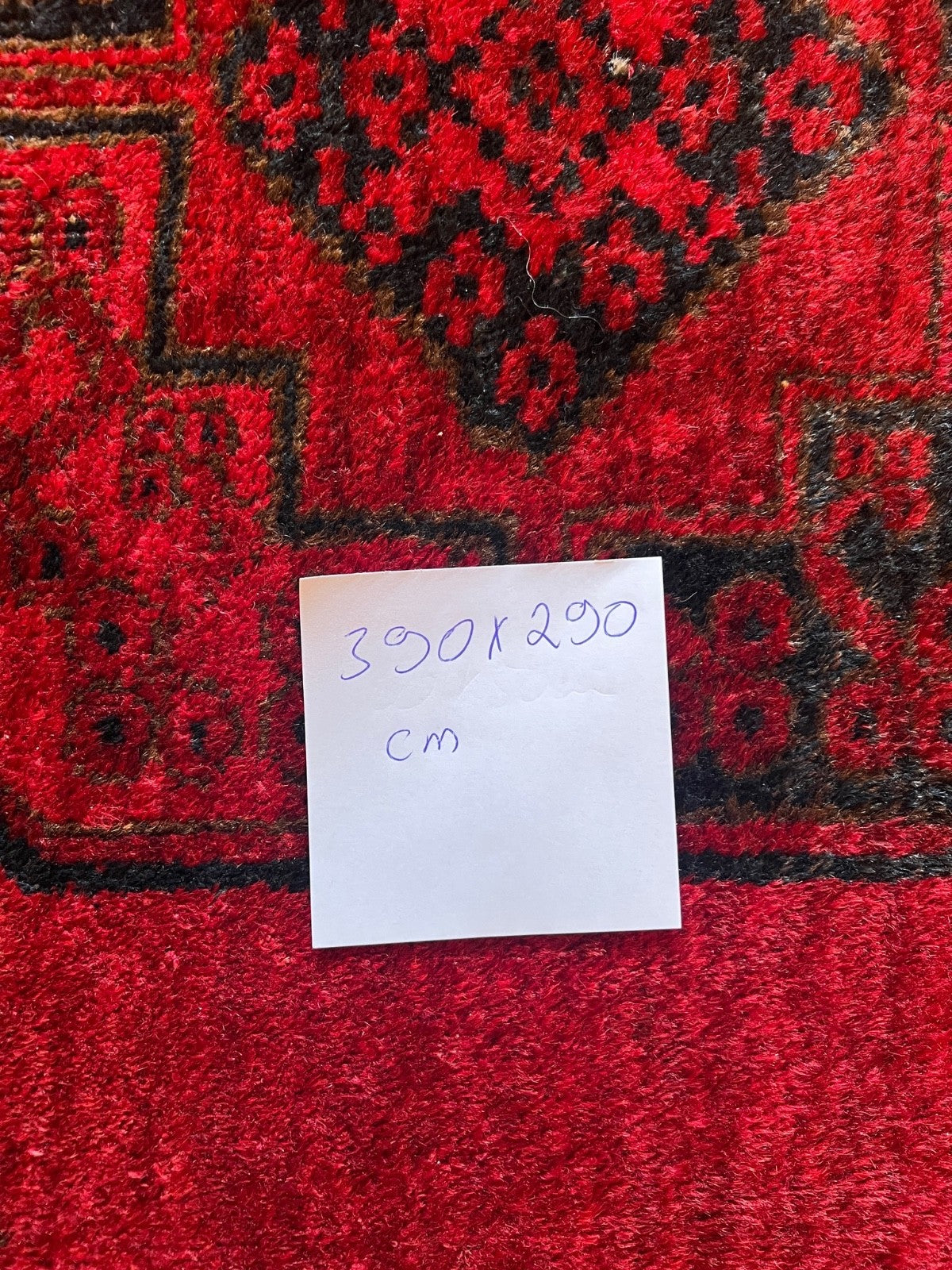 Buchara Ersari Afghan alter Orientteppich old carpet 390x290 cm