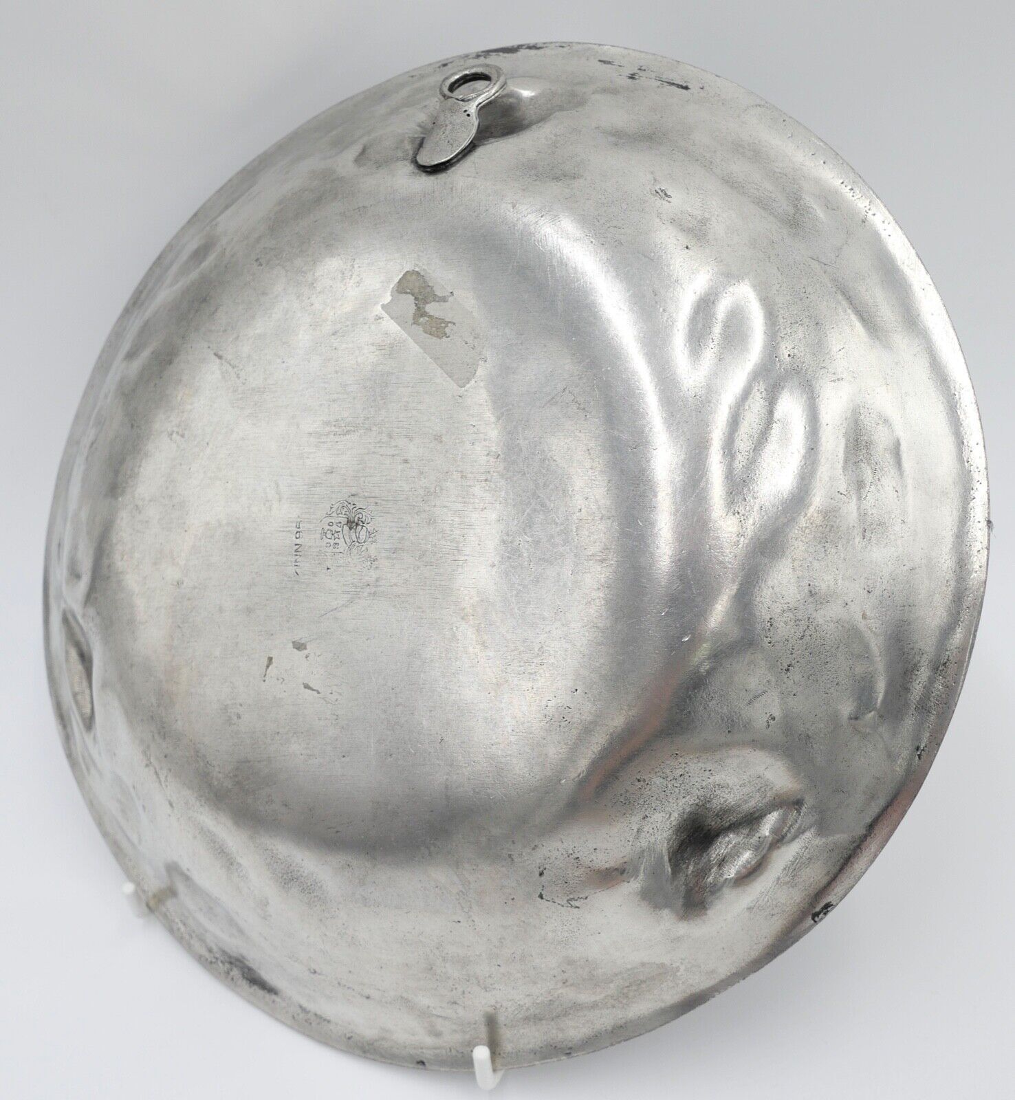 Zinn Teller Ø 25 cm 0,81 Kg Weinreben Trauben Getreide Wandteller Ritter 1766 OG - Antikhandel-Stuttgart