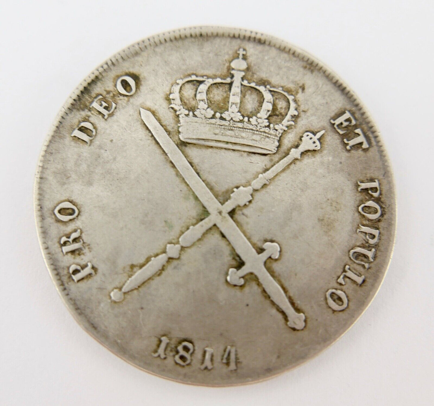 Krontaler 1814 Bayern Maximilian Joseph I 1806-1825 PRO DEO ET POPULO Silber - Antikhandel-Stuttgart