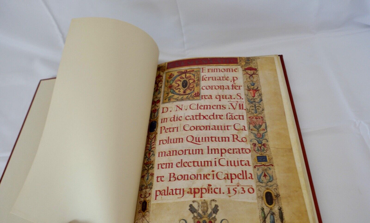 Faksimile Krönungszeremonie Kaiser Karls V Coron Exklusiv Borgianus Latinus 420 - Antikhandel-Stuttgart