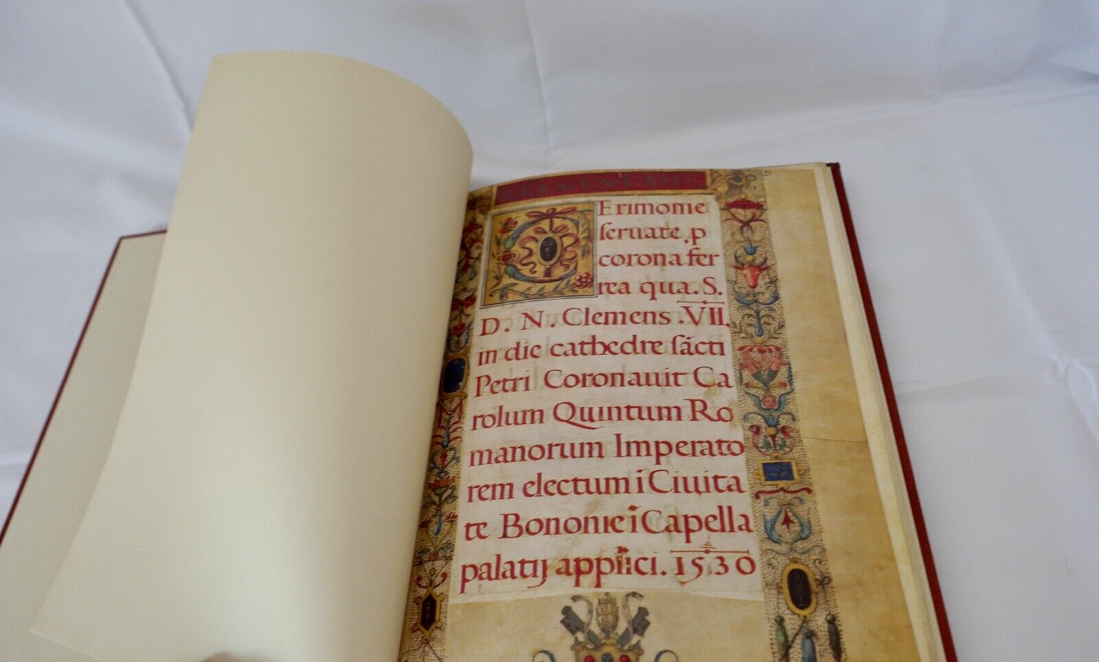 Faksimile Krönungszeremonie Kaiser Karls V Coron Exklusiv Borgianus Latinus 420 - Antikhandel-Stuttgart