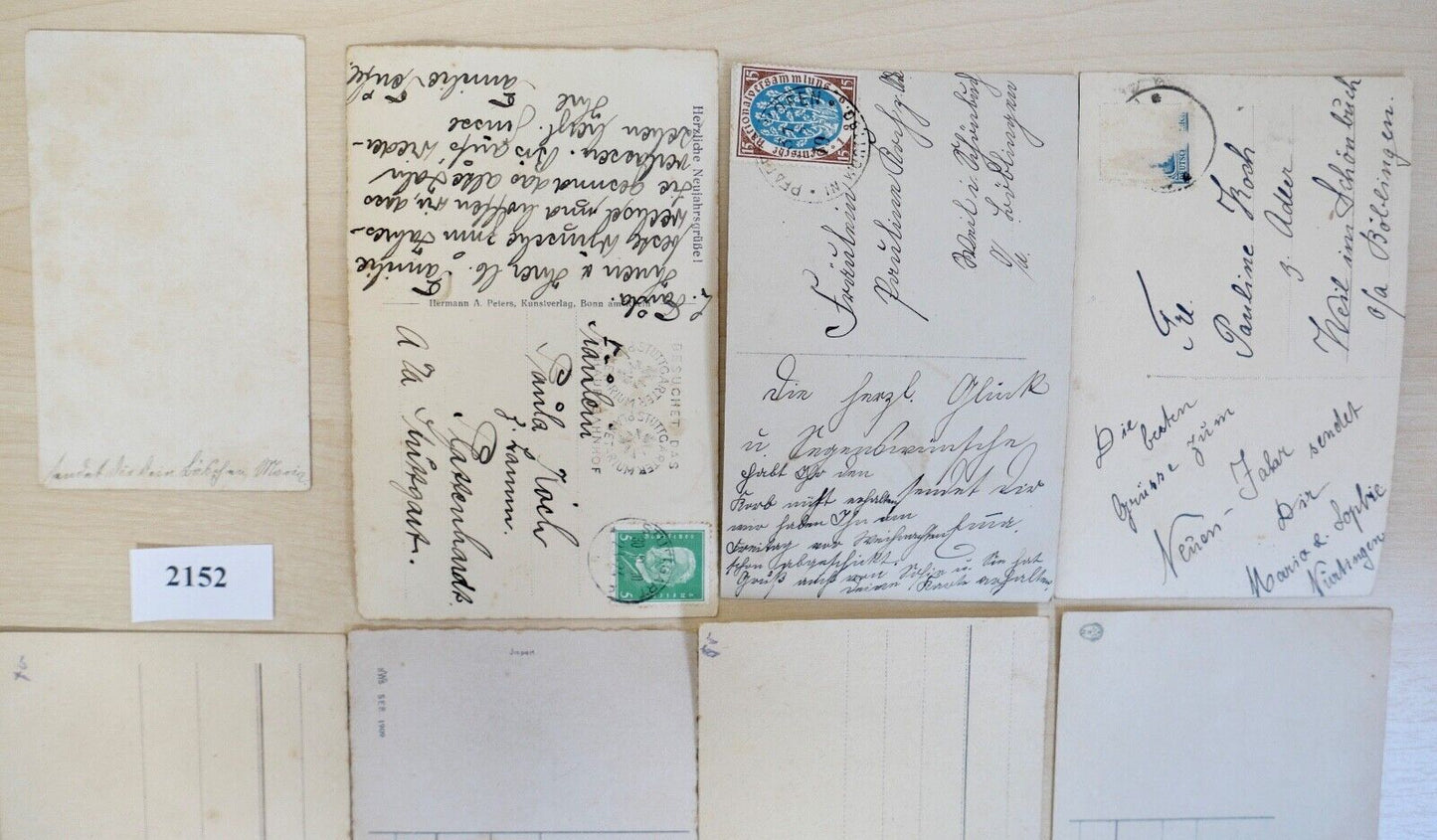 antike Ansichtskarten Postkarten GLÜCKWÜNSCHE NEUJAHR / NEUJAHRSWÜNSCHE dt.Reich - Antikhandel-Stuttgart