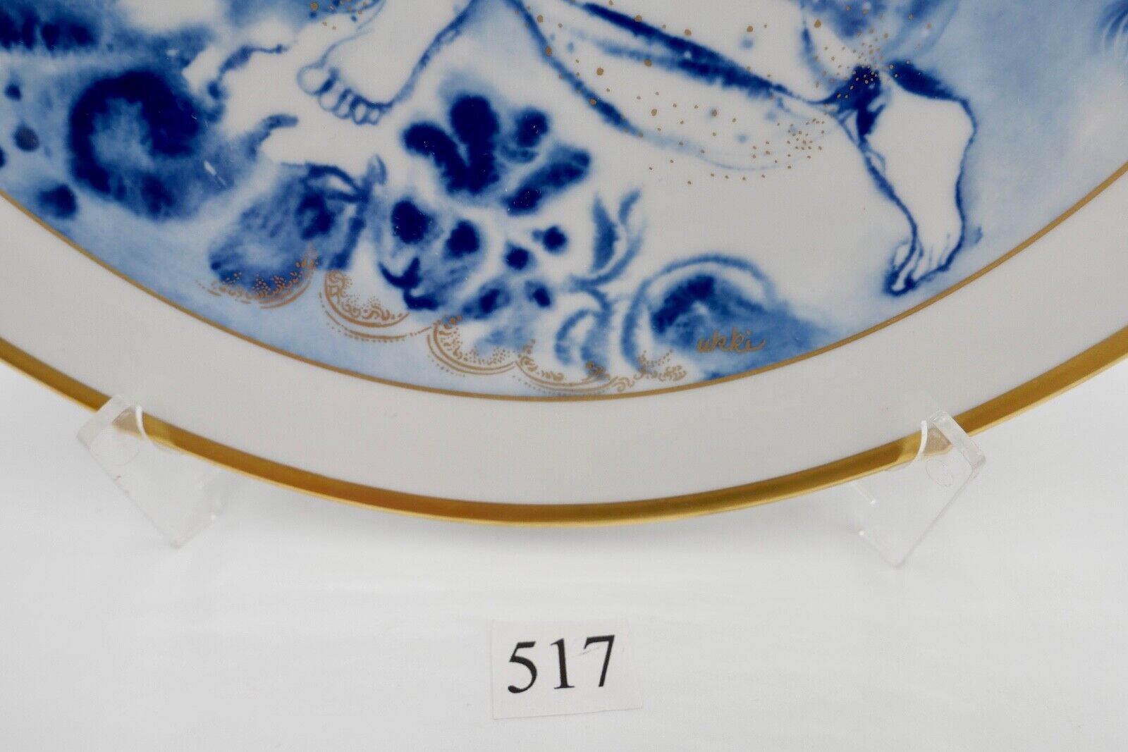 Meissen 1. Wahl Wandteller SCHEHEZARADE 26 cm Jahresteller 1984 Morgendämmerung - Antikhandel-Stuttgart