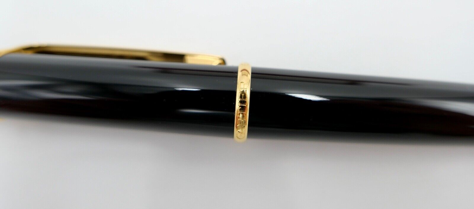 NEUwertig Vintage CARTIER ST18003 DIABOLO Composite Noir Kugelschreiber Roller - Antikhandel-Stuttgart
