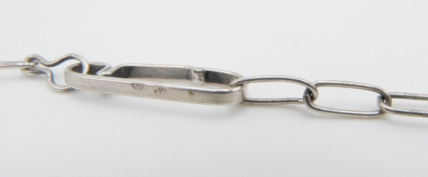 Großes Bernstein Collier Kette 925 Silber HP Halskette Ø 56cm - Antikhandel-Stuttgart