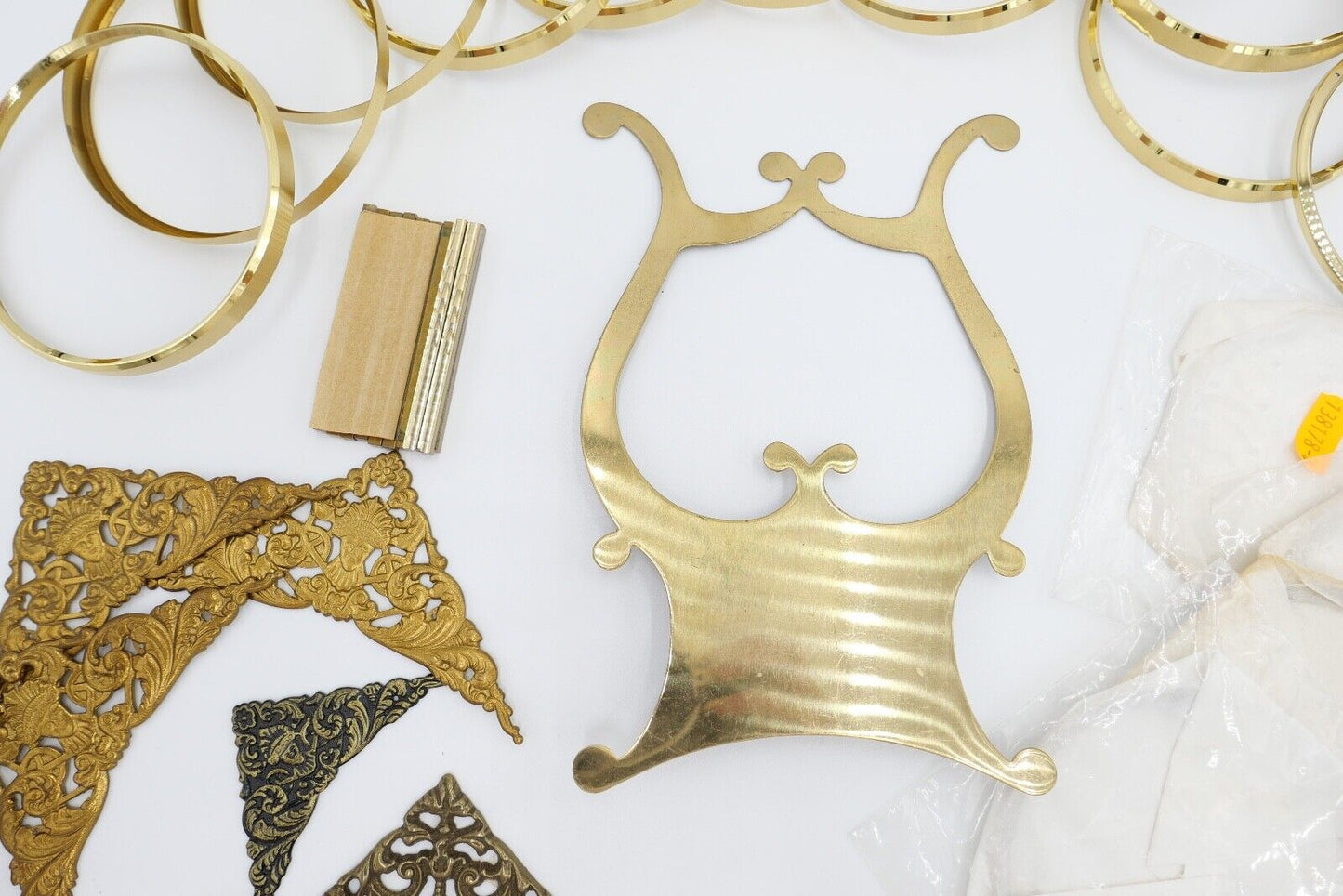 NEU Posten Uhrmacherauflösung Glaseinsatz Abdeckung Ersatzteile Messing Kaminuhr - Antikhandel-Stuttgart