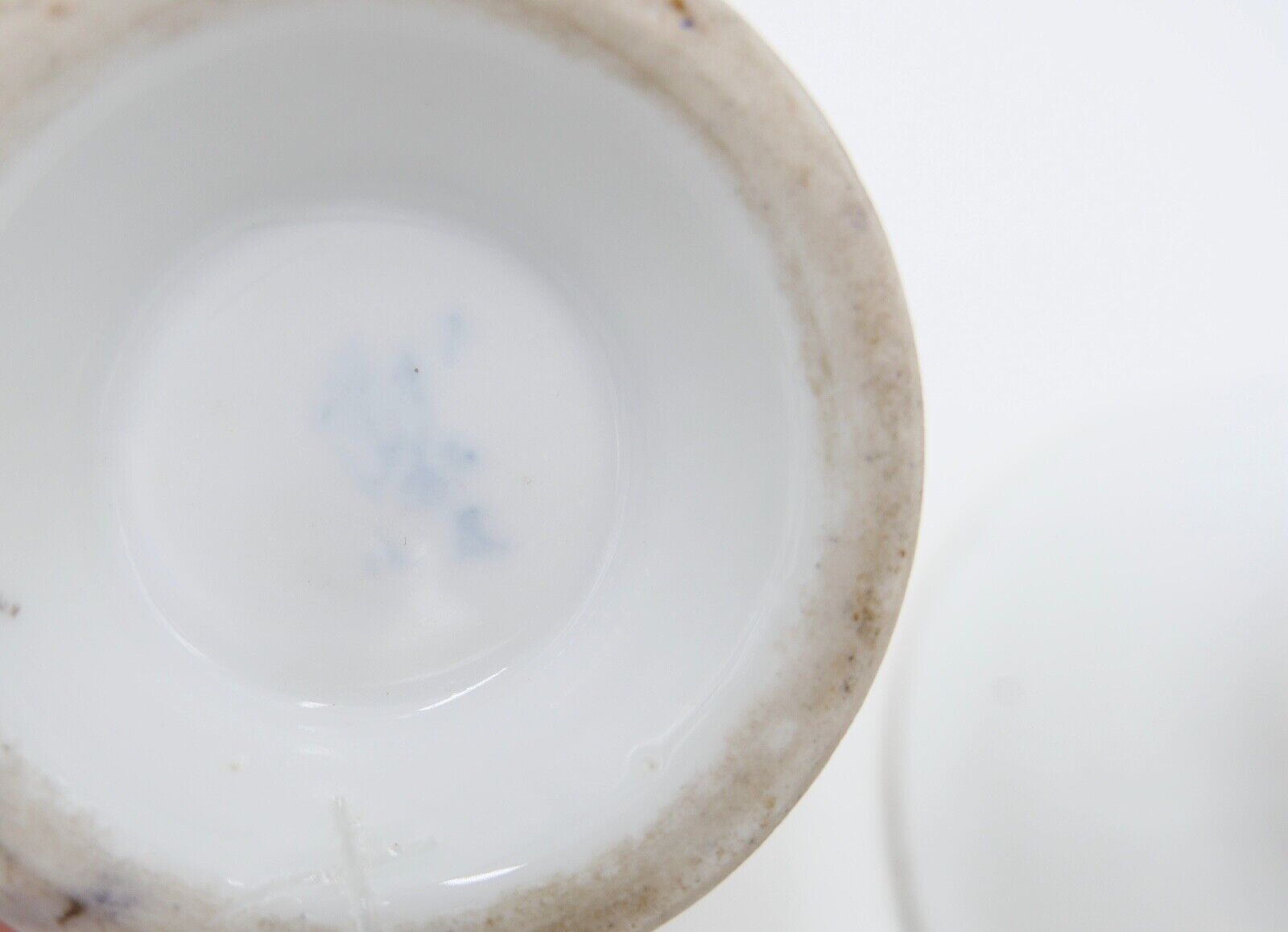 antike Historismus Porzellan Tasse & Untertasse August Rappsilber 1880-1886 - Antikhandel-Stuttgart