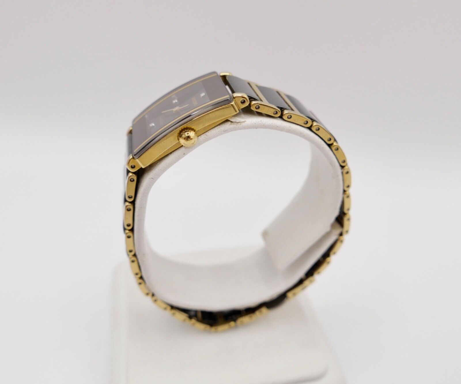 RADO Diastar Jubilé Damenuhr Ref. 153.0383.3 Keramik Gold Quartz Diamant 22x18mm - Antikhandel-Stuttgart