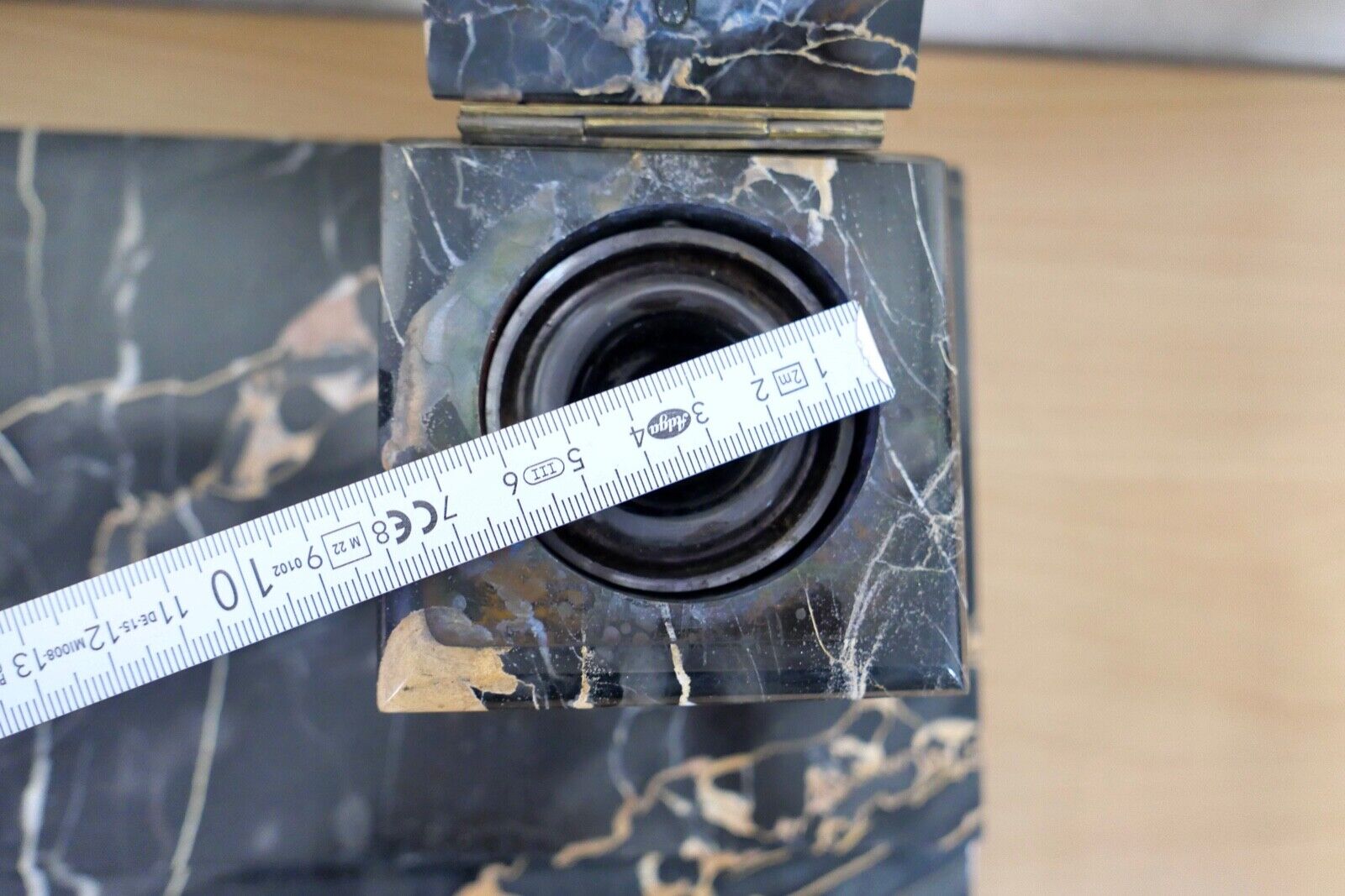 antike Schreibtischgarnitur aus Marmor - Antikhandel-Stuttgart