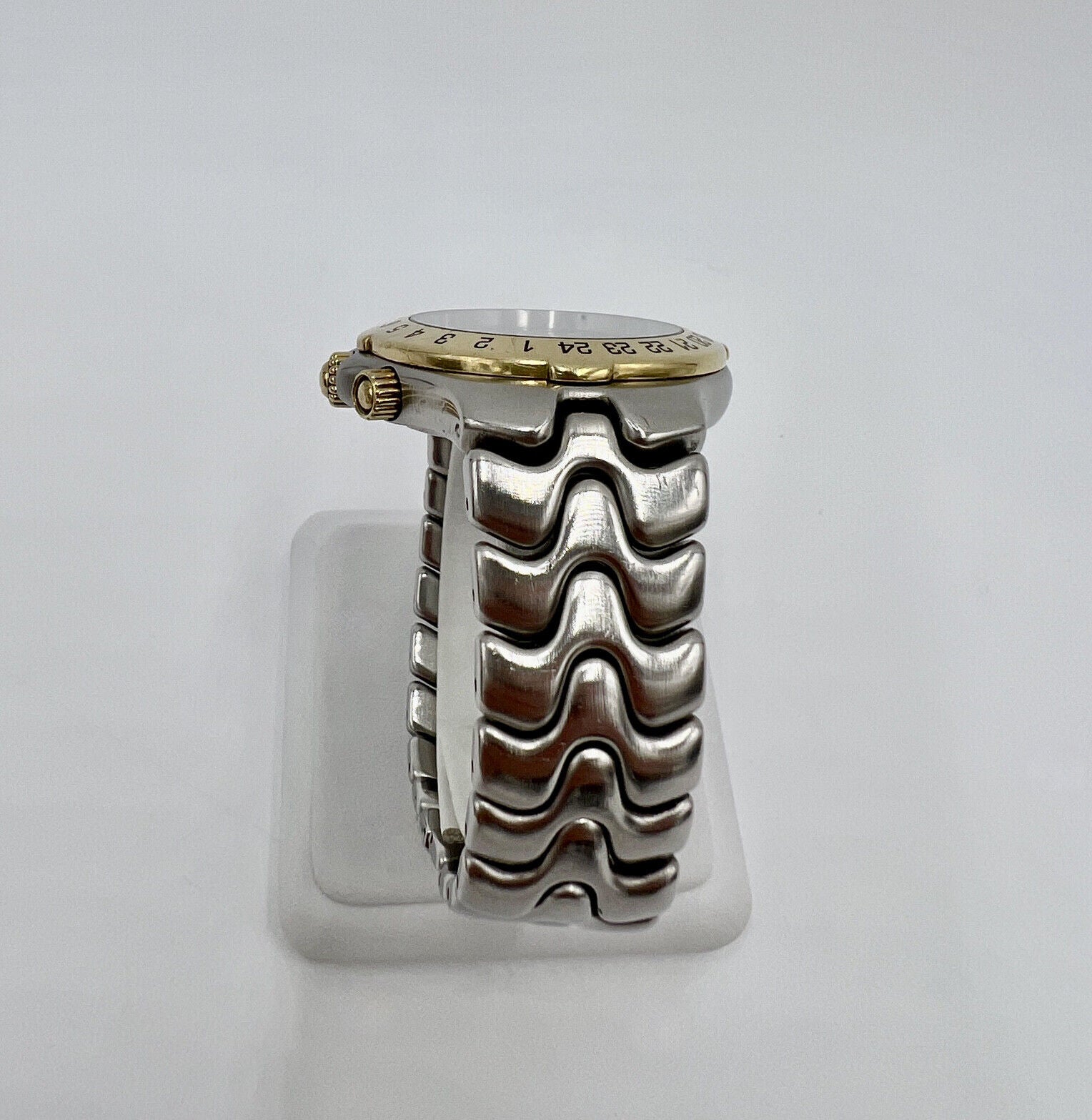 Vintage EBEL Sportwave Meridian GMT Ø40 mm Stahl 750 / 18K Gold Model 6122641 - Antikhandel-Stuttgart