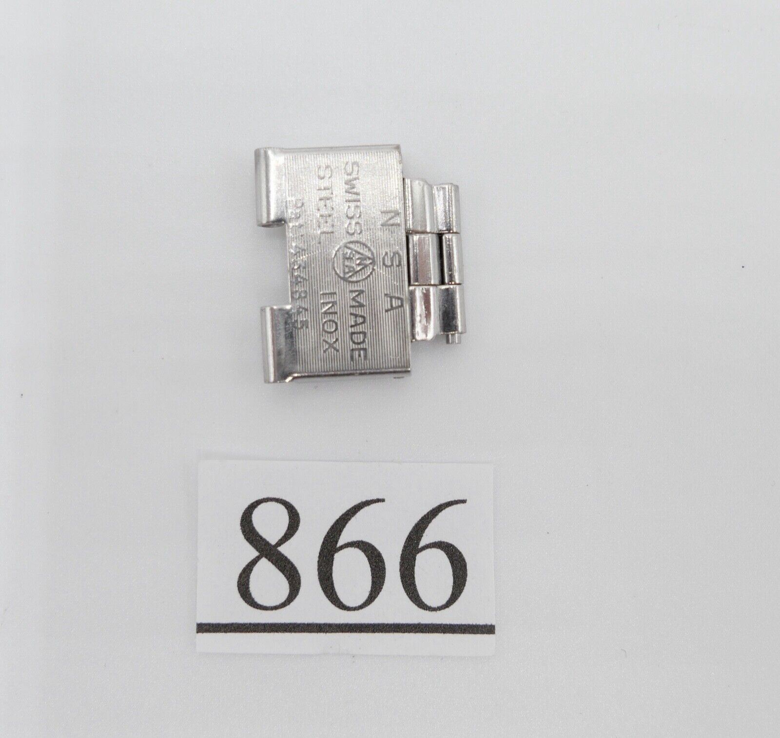 NSA Pat.434845 Edelstahl Zwischenteil für Uhrenband - Antikhandel-Stuttgart