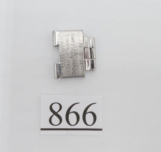 NSA Pat.434845 Edelstahl Zwischenteil für Uhrenband - Antikhandel-Stuttgart