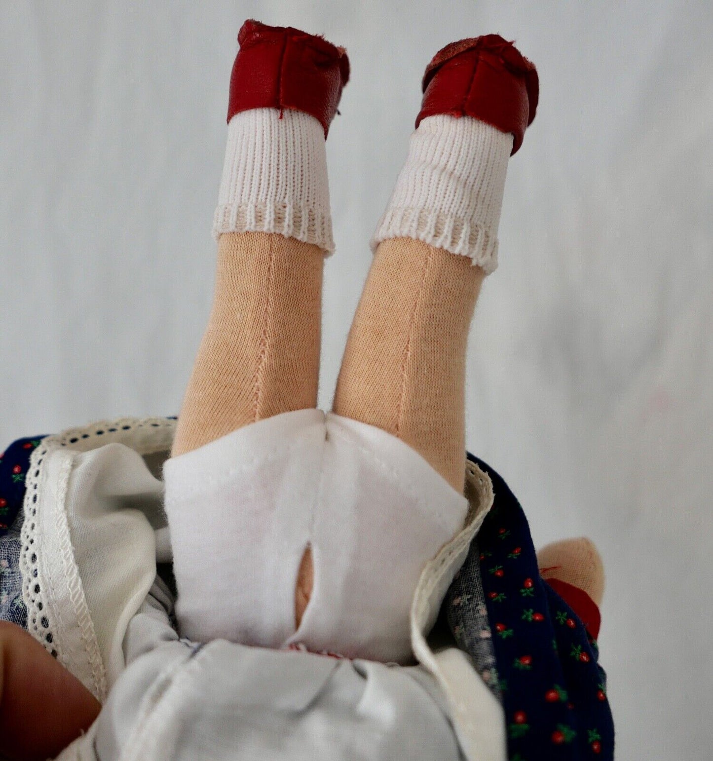 Alte Käthe Kruse Puppe verm. BETTINA Kaethe 26 cm Däumlinchen Braune Augen Zopf - Antikhandel-Stuttgart