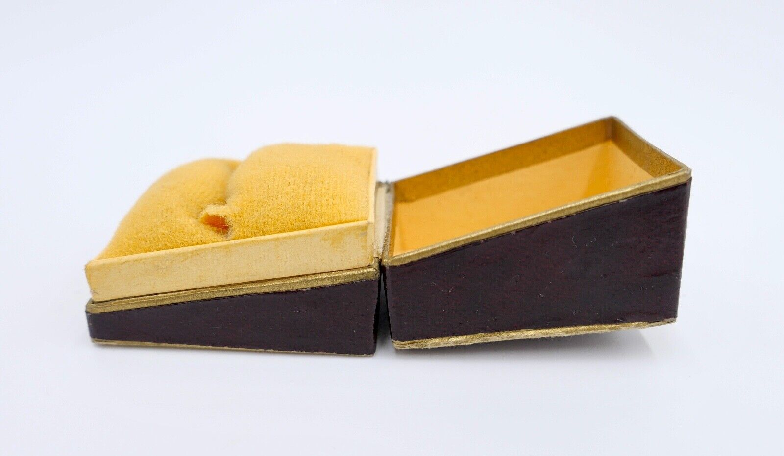 antikes Ringetui Etui Box Aufbewahrung Schatulle " Juwelier Sebesta Stuttgart " - Antikhandel-Stuttgart