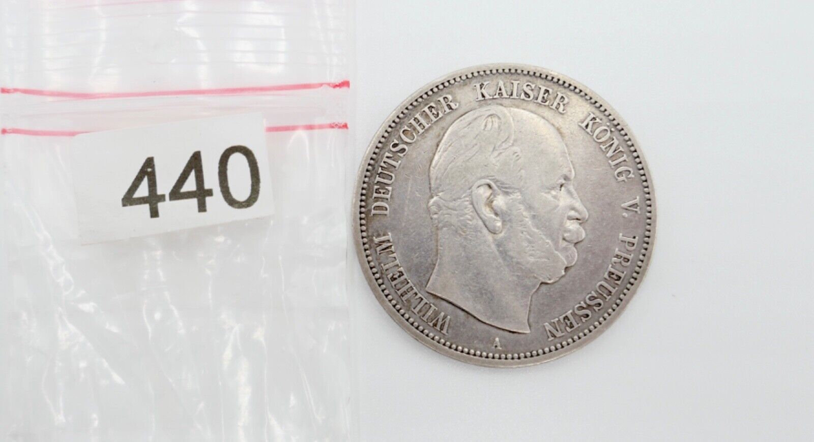 5 Mark 1876 Silbermünze Preussen 1876 A Wilhelm Jäger J.97 Preußen - Antikhandel-Stuttgart