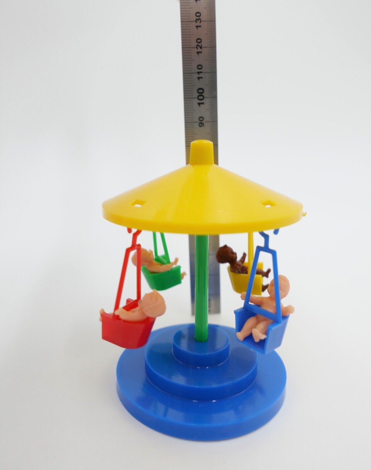 Altes Kettenkarussell old toy Ø: 6,5cm BREBA WEST GERMANY NEU 50/60er OVP - Antikhandel-Stuttgart