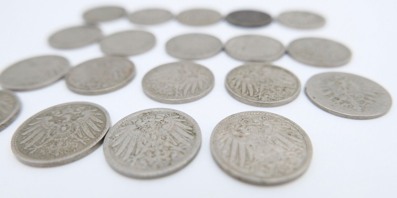 19x 5 Pfennig Kaiserreich 1894-1912 Jäger J. 12 s - vz schön - vorzüglich - Antikhandel-Stuttgart