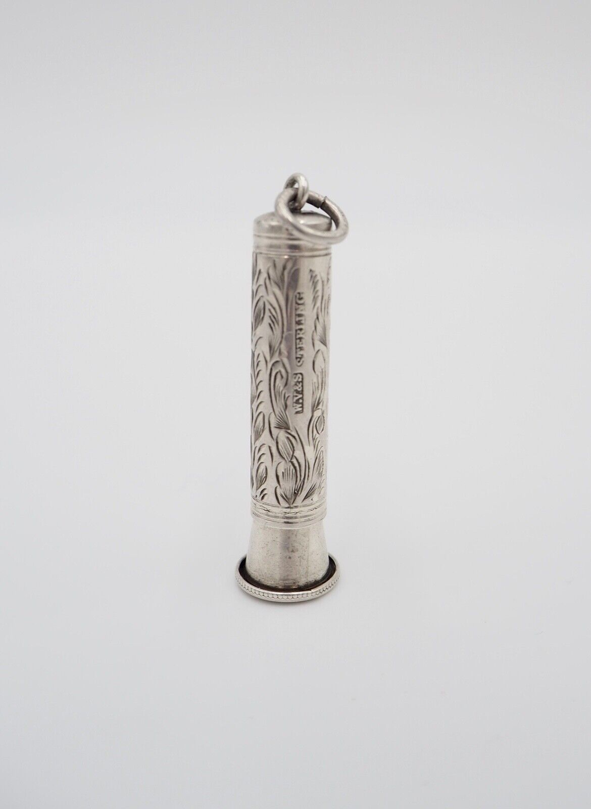 um 1900 antik WV&S William Vale & Sons Silber 925 Anhänger Halter Stift Zigarre - Antikhandel-Stuttgart