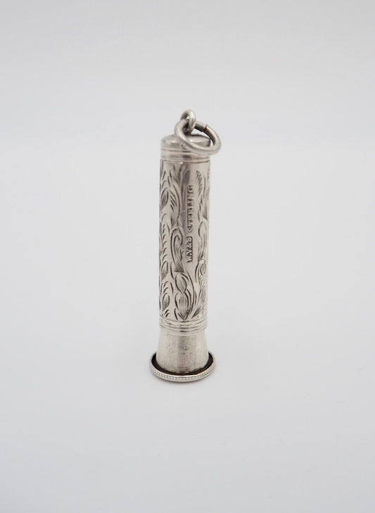 um 1900 antik WV&S William Vale & Sons Silber 925 Anhänger Halter Stift Zigarre - Antikhandel-Stuttgart